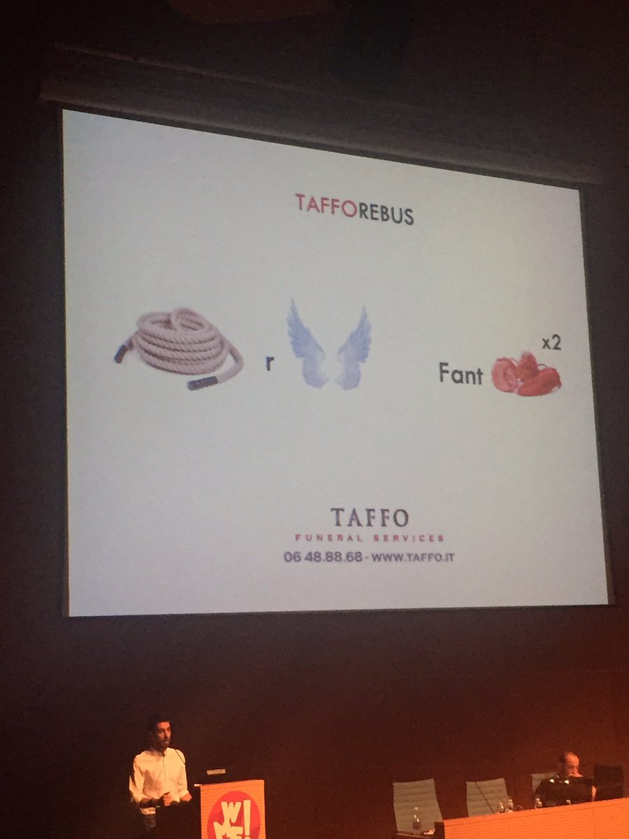 LaraConty's tweet photo. #wmf17 #Taffo #kiRweb #riccardopirrone https://t.co/guu4P085fQ