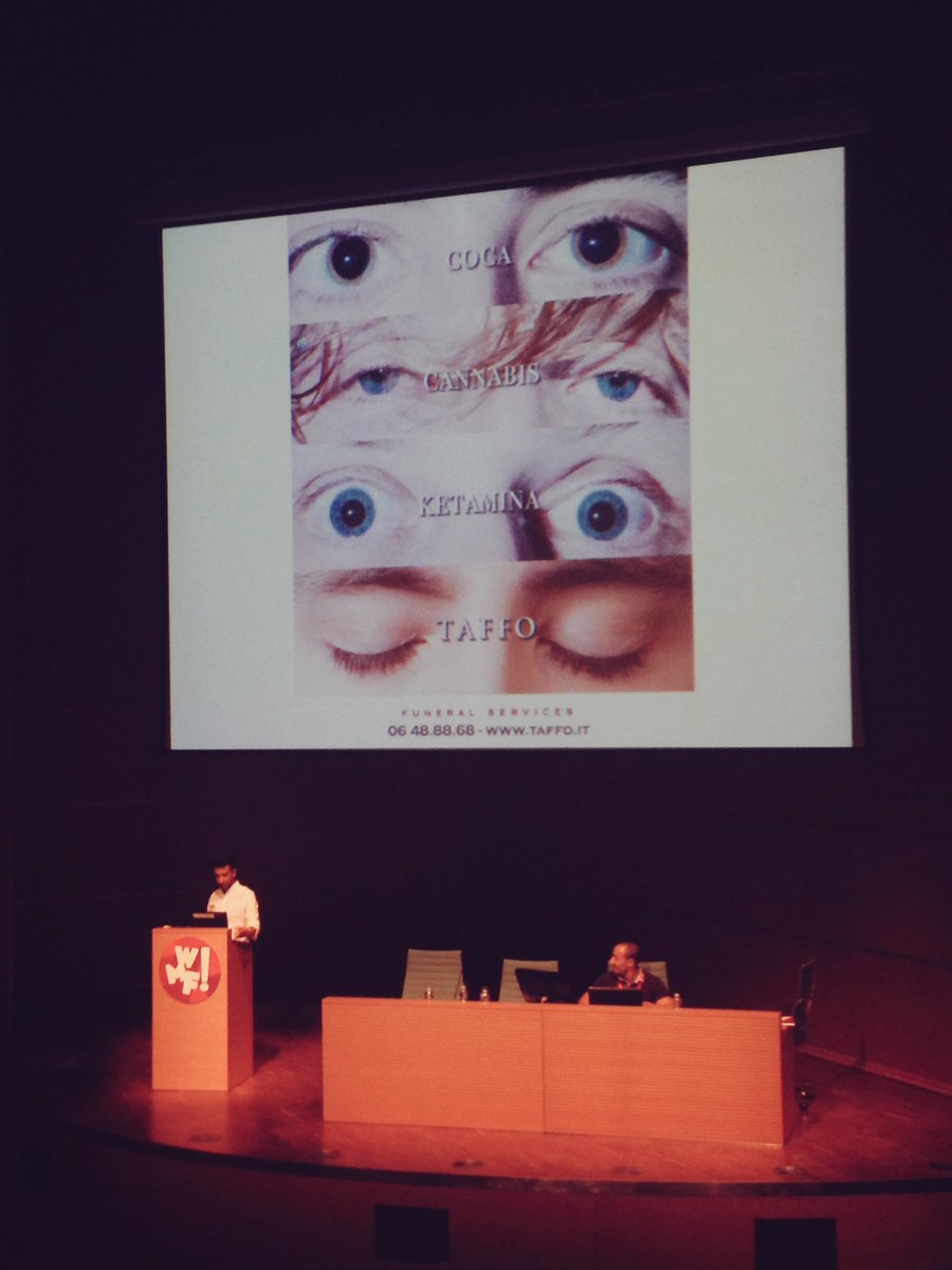 "A volte il collirio basta, a volte no" | Anche <a href="/Taffoaq/">Taffo</a> @ilfestival ci fa morire dalle risate! #wmf17 #taffo