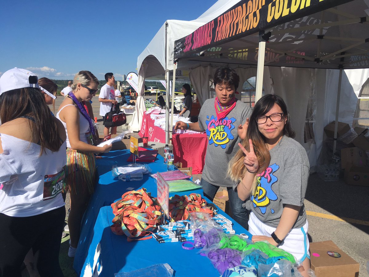 albertacancer's tweet photo. Thank you to ALL of our incredible volunteers who are helping out today at #colormerad5k in #yyc! 
You definitely are the RADDEST! https://t.co/on4oILtB02