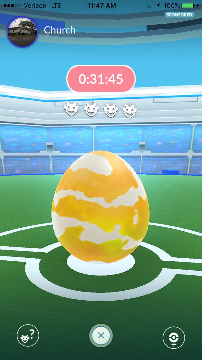 DM_Mitch's tweet photo. First Raid encounter! 4 Stars! 30 minutes and counting! Let's do this! #PokemonGo @PokemonGoApp https://t.co/4eg5cTRDXl