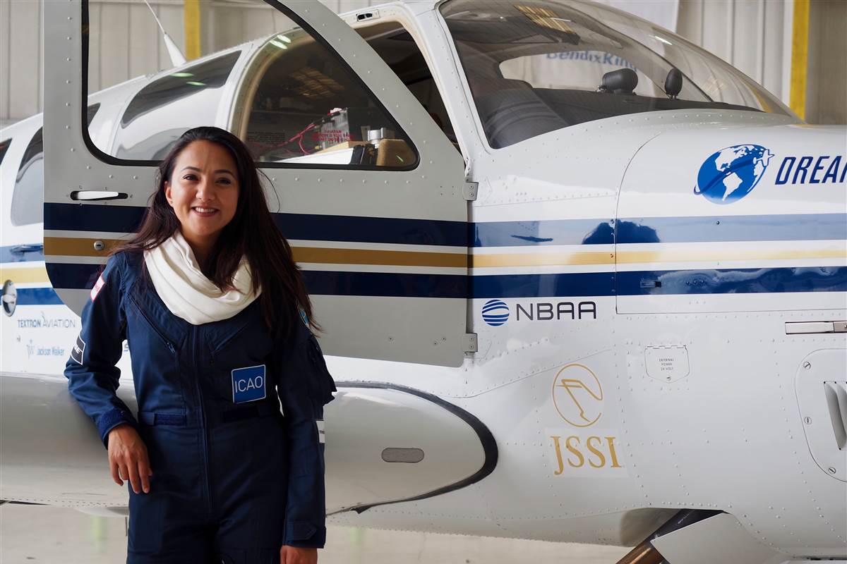 NBCNews's tweet photo. Meet the refugee flying around the world to inspire girls to pursue STEM https://t.co/w76nVsAo4O https://t.co/7e0jiFal0J