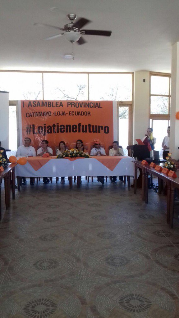 Convencido de que #LojaTieneFuturo en la Asamblea de la <a href="/ID12Ecuador/">Izquierda Democrática</a> en #Loja <a href="/loja_id/">IZQUIERDADEMOCRATICA</a>