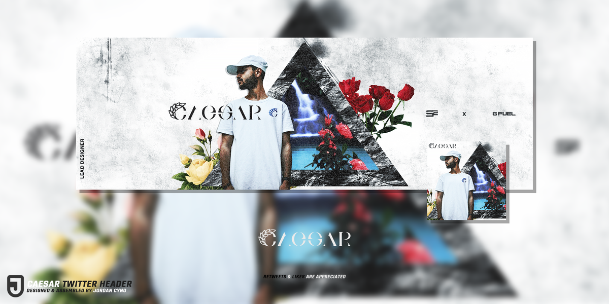 JordanCyno's tweet photo. HEADER - Twitter Header for the homie @caesarish - trying to build my Portfolio. Retweets &amp; Likes appreciated https://t.co/f3OgOJjtPq