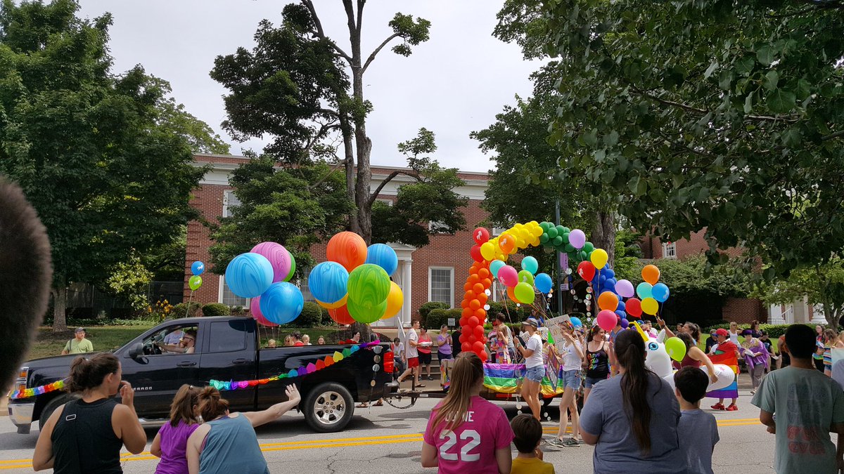 TheMattStout's tweet photo. A few photos from our local pride parade. #PrideMonth #Pride2017 #Pride https://t.co/DuakyuP97R