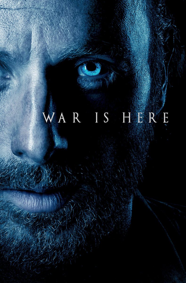 TheWalkingDead's tweet image. If #WinterIsHere then #AllOutWar is just around the corner. Who&apos;s ready for #TheWalkingDead Season 8?