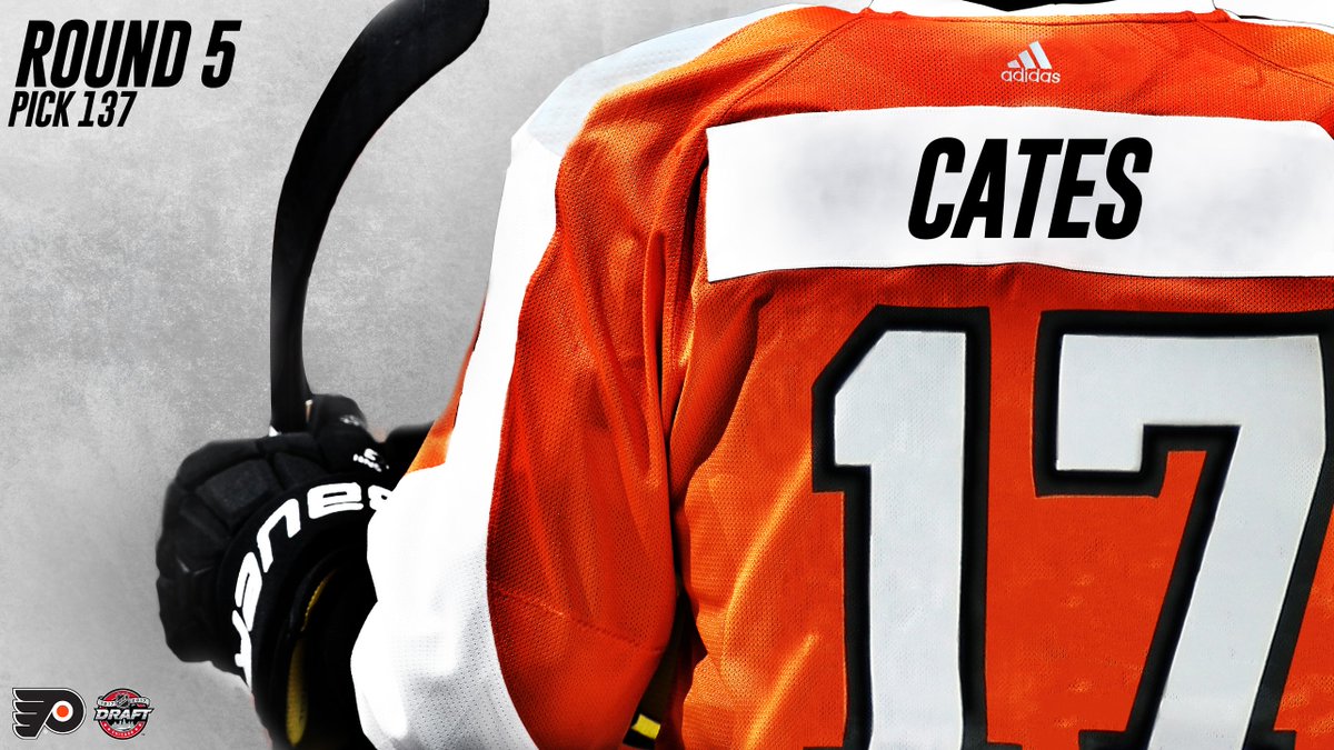 With the 137th pick in the #NHLDraft, the #Flyers have selected Noah Cates!