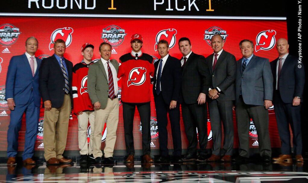 nicohischier's tweet image. Wow. What a night. Thank you @NJDevils for making my dream come true. Excited to head to Jersey and get started! 😁 #nowords