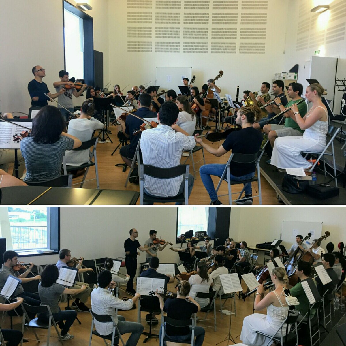 Tomorrow <a href="/casadamusica/">Casa da Música</a> 6:00pm, Mozart's 5th violin concerto. Cadenzas by <a href="/MrPedrolopes/">Pedro Lopes</a> in world premiere. <a href="/pdrcarneiro/">Pedro Carneiro</a>, musical director