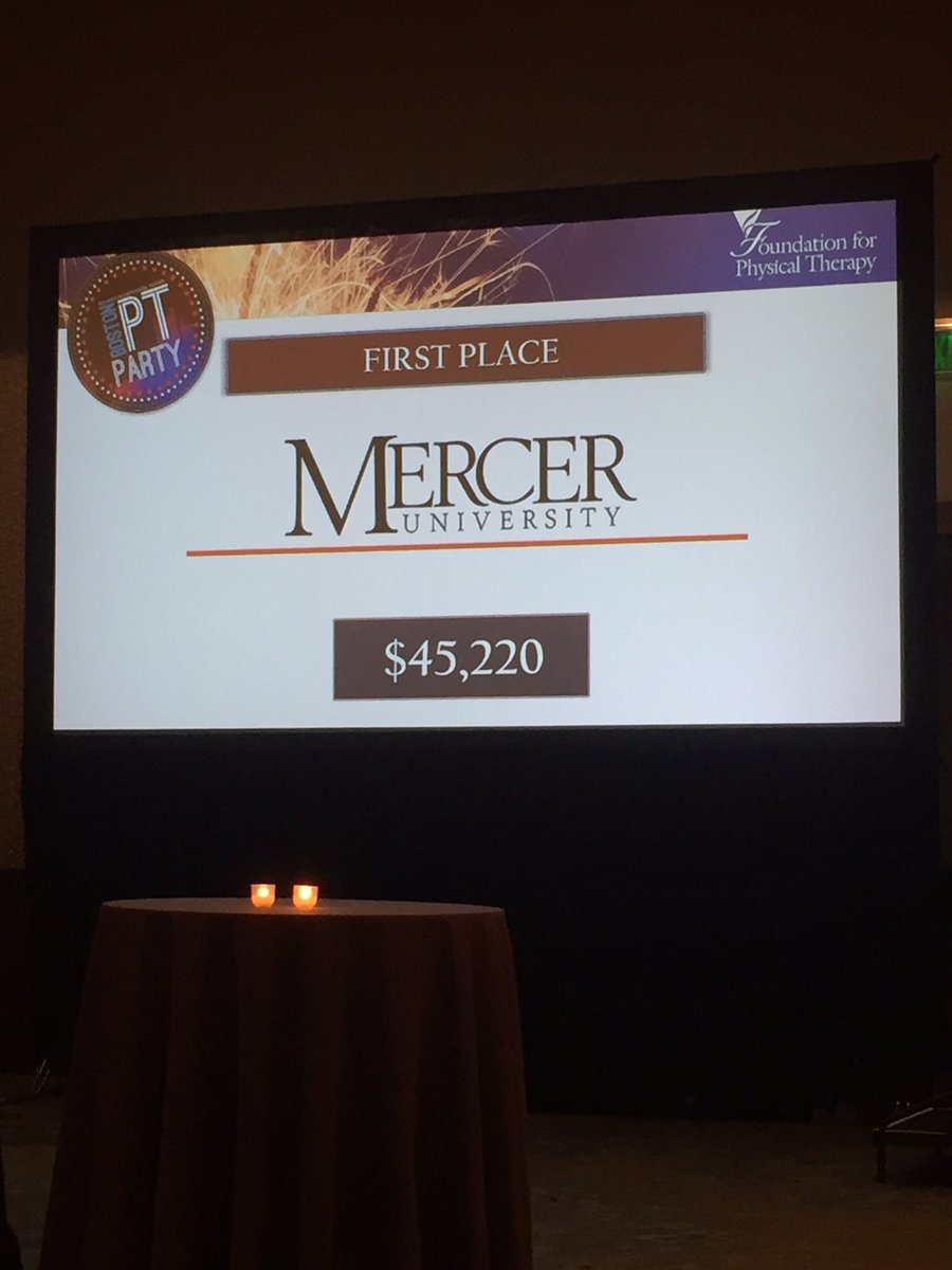 Challenge4PT's tweet photo. Who can believe Mercer has only been a part of the Challenge for 3 years!? Very Impressive! #Challenge4PT https://t.co/eXBLpRmIcO