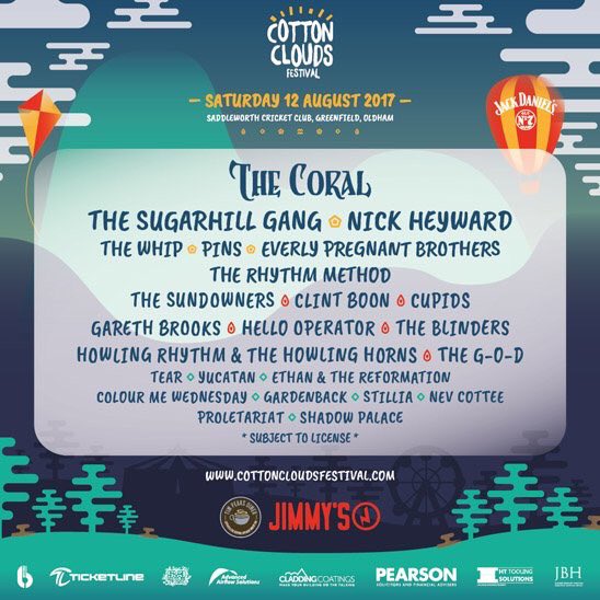 Glastonbury coverage on the TV leading to a big run on Cotton Clouds tickets. See you all in August cottoncloudsfestival.com