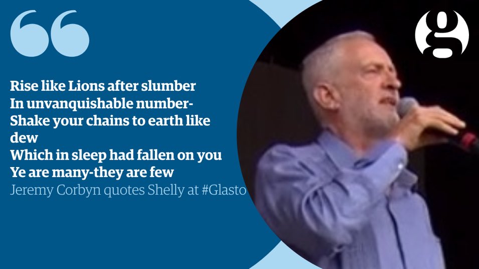 VoteWinchester's tweet photo. #forthemanynotthefew #Corbyn4PM @GlastoFest #labour leader once again shows leadership quality. #nomay #MayMustGo #toriesoutnow #toriesout https://t.co/0Kf0zatrdN