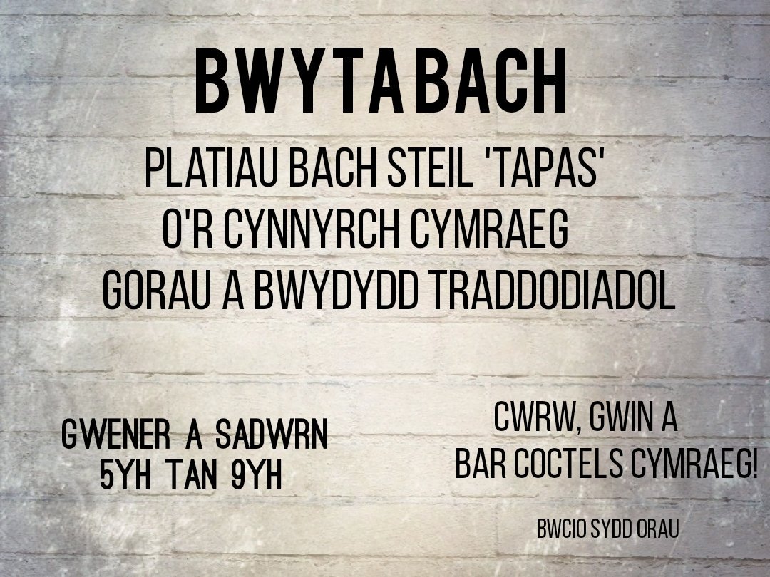 Rhywbeth BACH gwahanol I swper heno...? #bwytabach
A LITTLE something different for tonight's supper? #welshtapas