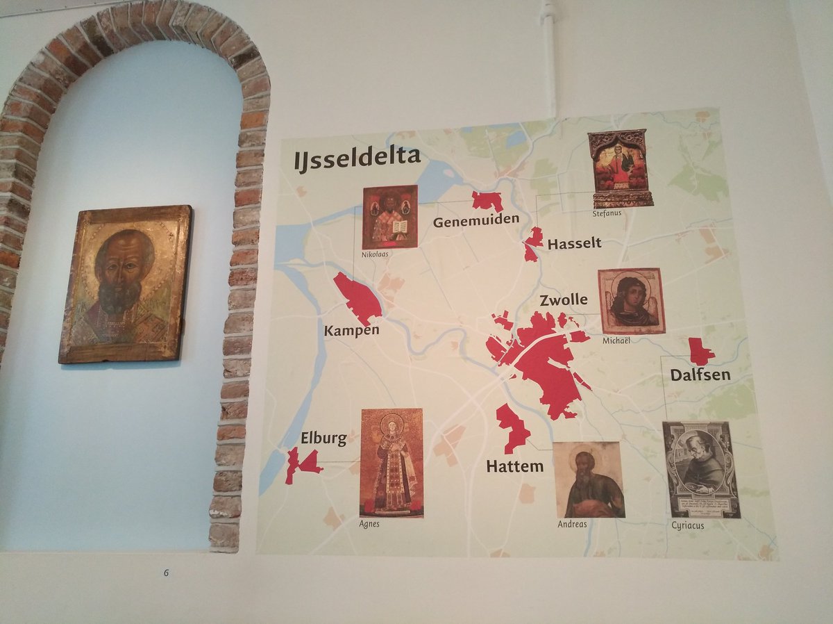 hetkampenvan's tweet photo. En kennisgemaakt met de #exposie #Hanzeheiligen over stedelijke #beschermheiligen van #Hanzesteden deze expositie is bij het @ikonenmuseum https://t.co/tAIKvMdvcA