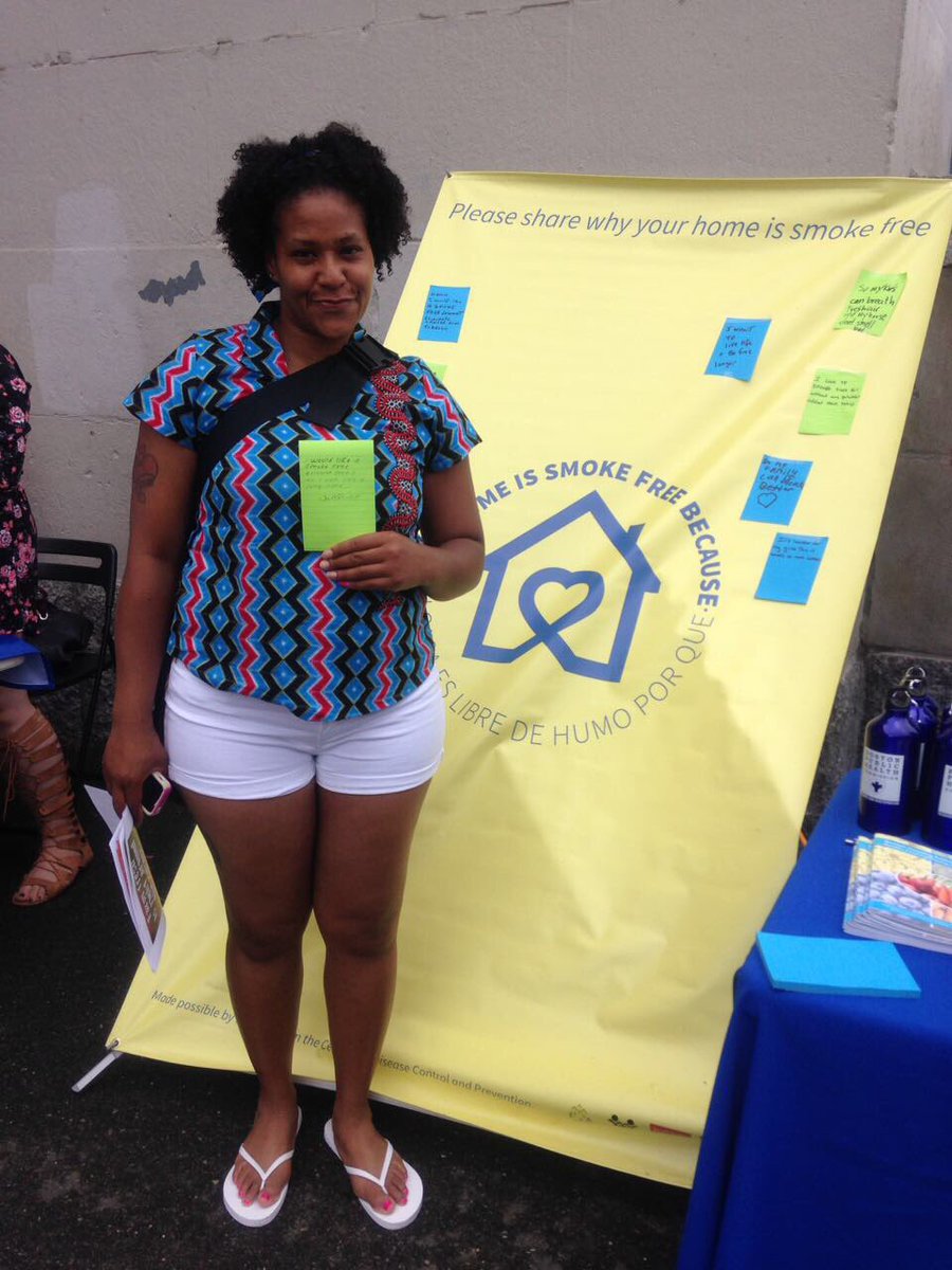 BHA_CCECR's tweet photo. Our #OldColony residents tell us why they want their homes #SmokeFree during #Unity Day #HealthyBHA #BostonREACH https://t.co/V6Tc2g1qtf