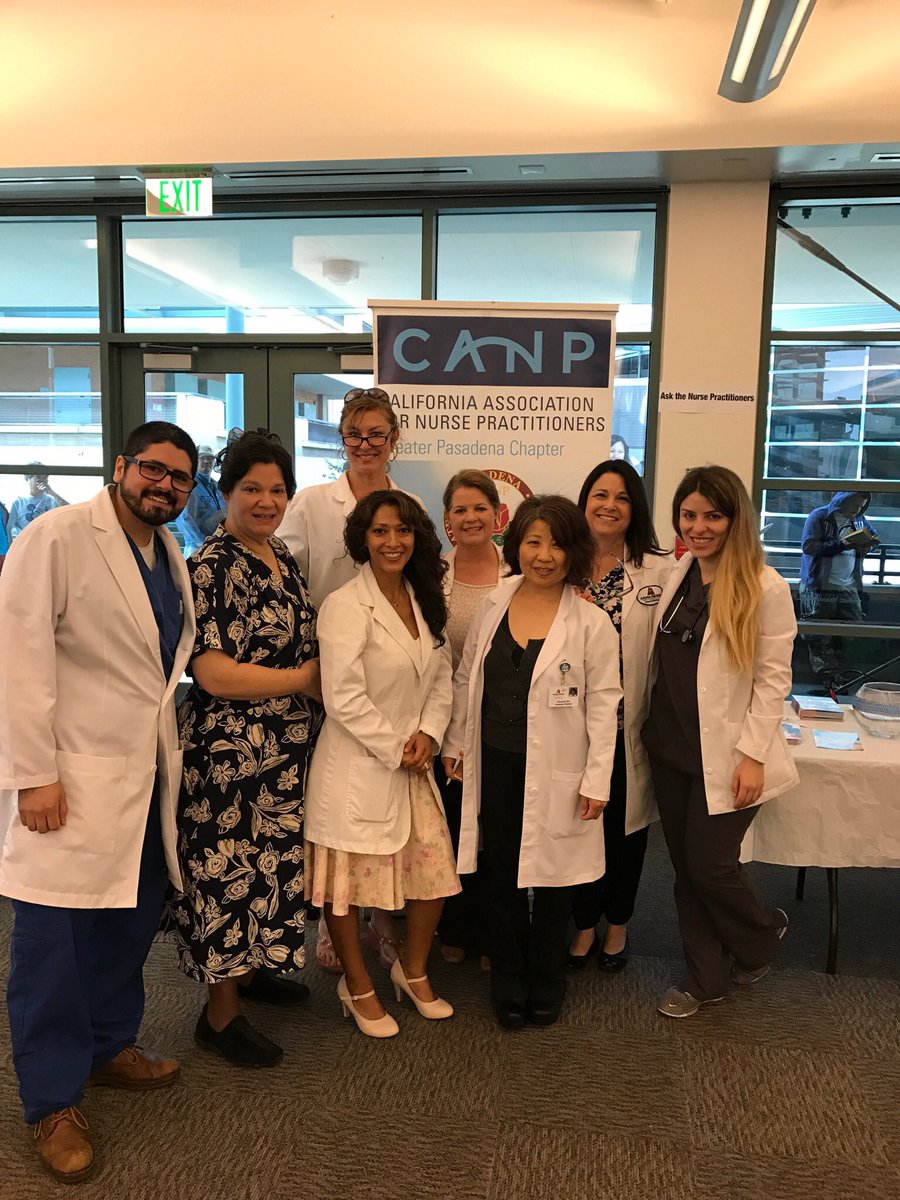 we4nps's tweet photo. CANP GPC volunteers at Get Healthy 2017 at PCC! Come by today! #CANPLead @CaliforniaNP @canp_gp https://t.co/zrsKduo58T