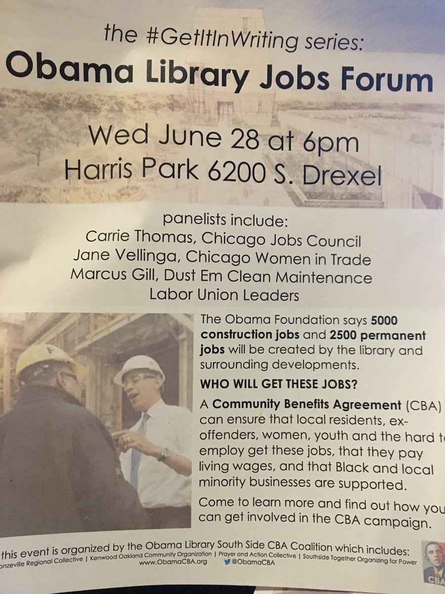 SophiaReporting's tweet photo. The #GitItInWriting series will address community concerns on economic development with #ObamaLibraryChi https://t.co/gJfZKhUQjd