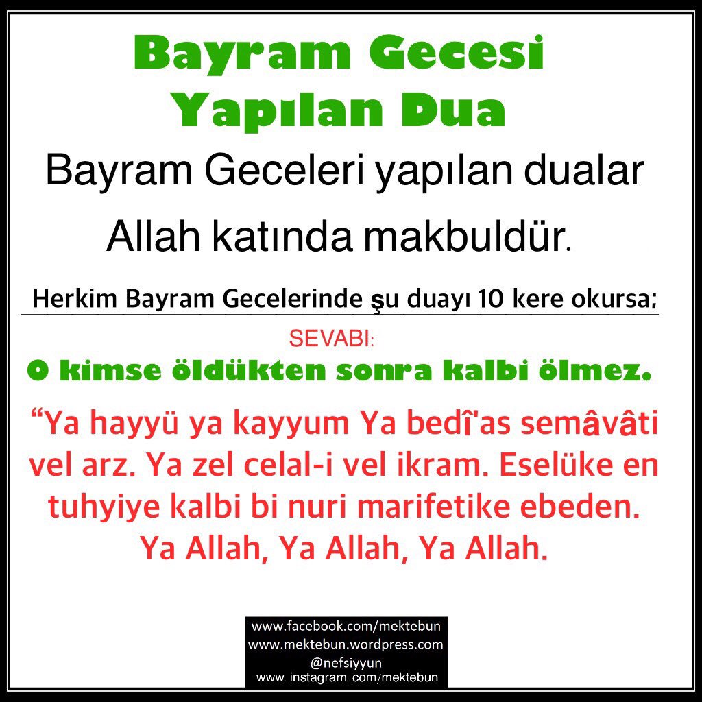 bayram gecesini ihya etmek