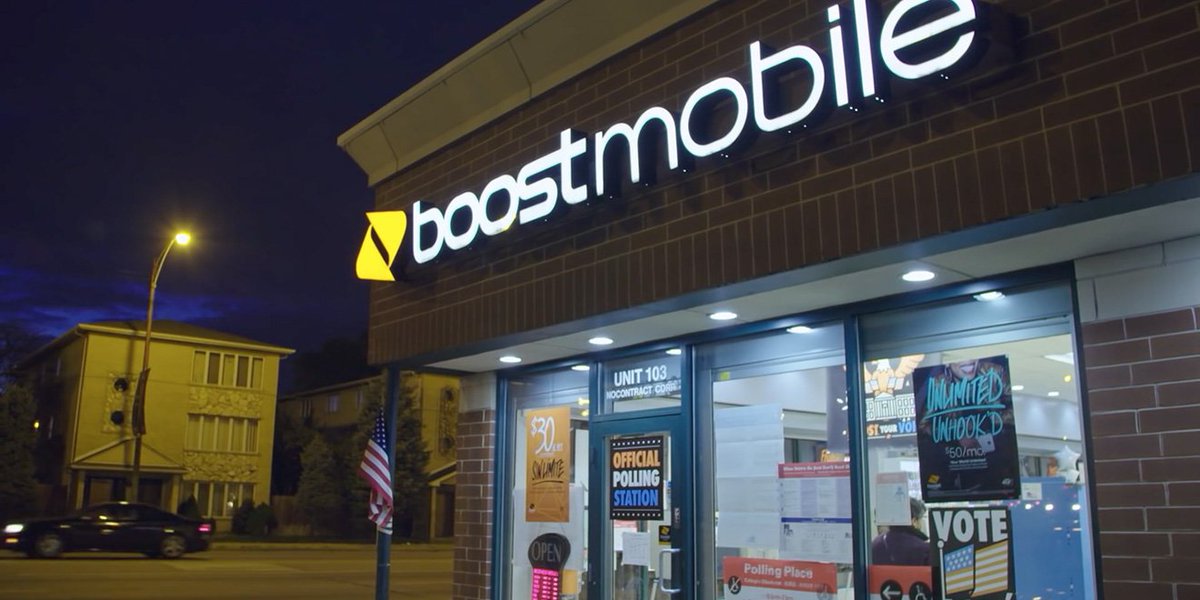 Adweek's tweet photo. 180LA wins second Grand Prix at #CannesLions, in Integrated, for turning Boost Mobile stores into polling sites: https://t.co/YKFVXJWcjn https://t.co/ED2vn8GCBR