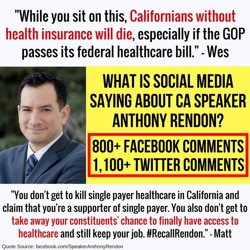 RoseAnnDeMoro's tweet photo. What happens to CA Dem that blocks #SinglePayer healthcare-for-all?

RIP @Rendon63rd's social media 💀

#saturdaymorning #RecallRendon #SB562 https://t.co/pfboZQYI1u