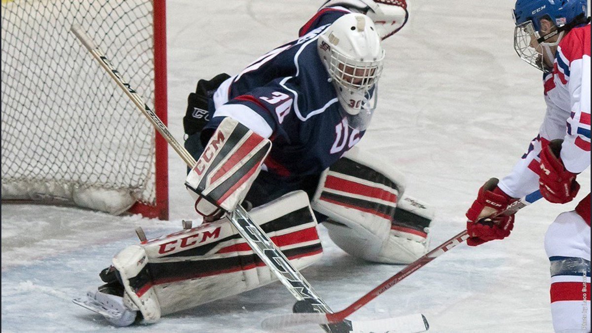 RevsJrHockey's tweet photo. Cayden Primeau #199 to the Montreal Canadiens!! #tevlife #primeaupath #kanalygoalie https://t.co/3QRpC4cTJr