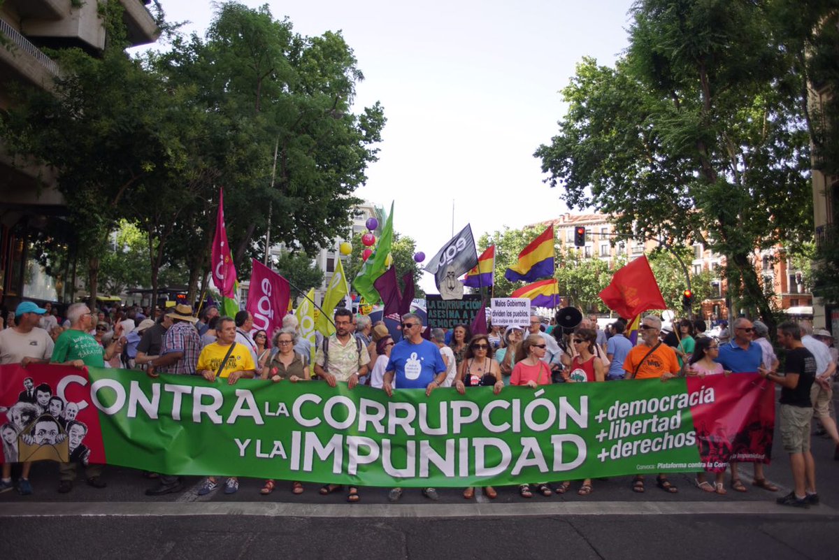 Madrid dice NO a la corrupción #24JMadridSinCorrupción