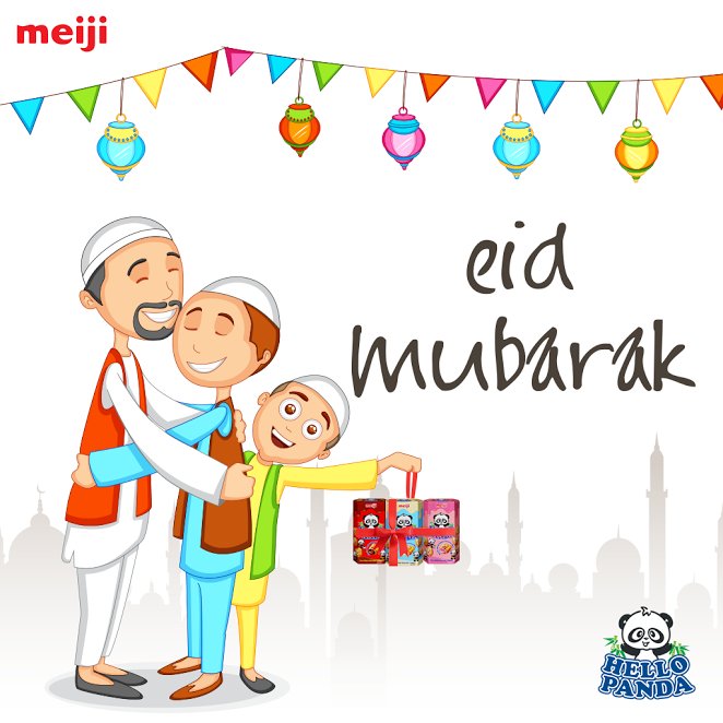 mehellopanda's tweet photo. Hello Panda wishes you and your family Eid Fitr mubarak.
Enjoy the long holiday :)
#HelloPanda #Eid2017 #HelloPandaME https://t.co/StuiDefvbD