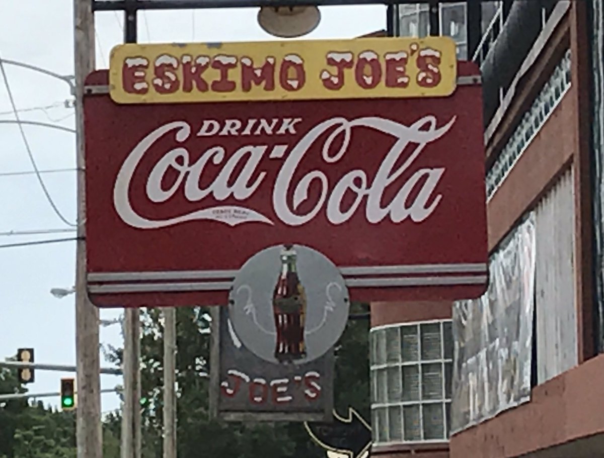 JasonMcEndoo's tweet photo. A visit to Stillwater, OK 🇺🇸is just not complete w/o a visit to @eskimojoes + #cheesefries 🤠🆙 https://t.co/8aBV9NwuvD