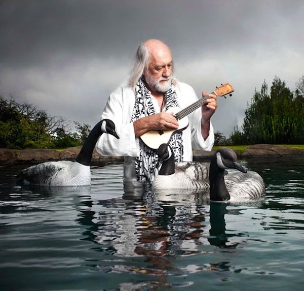 Happy 70th birthday to the goose whisperer, Mick Fleetwood!! 
