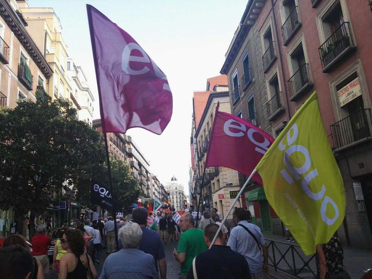 .@equomadrid esta hoy en las calles para exigir un #24JMadridSinCorrupción