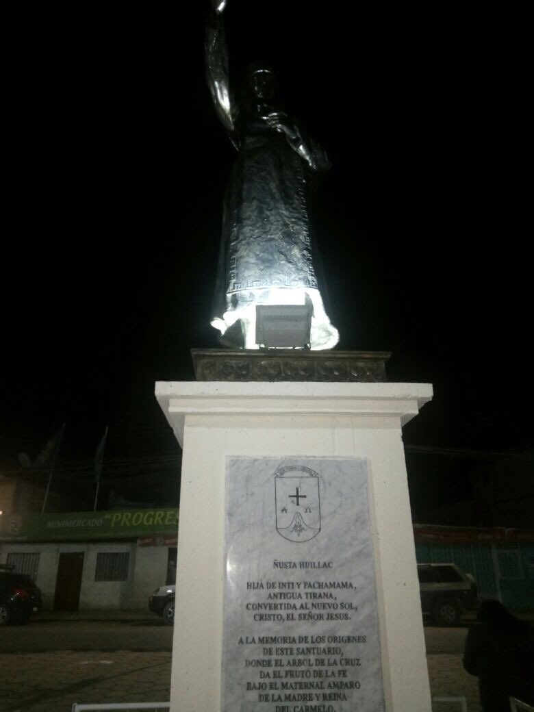 iglesiaiquique's tweet photo. Inauguración imágenes  de Chuncho y Cuyaca en explanada del Santuario de Nra. Señora del Carmen de La Tirana @IMPozoAlmonte #Iquique https://t.co/cnj2vmqKjL