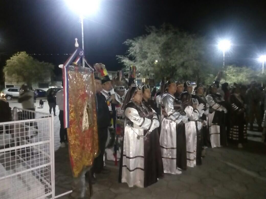 iglesiaiquique's tweet photo. Inauguración imágenes  de Chuncho y Cuyaca en explanada del Santuario de Nra. Señora del Carmen de La Tirana @IMPozoAlmonte #Iquique https://t.co/cnj2vmqKjL
