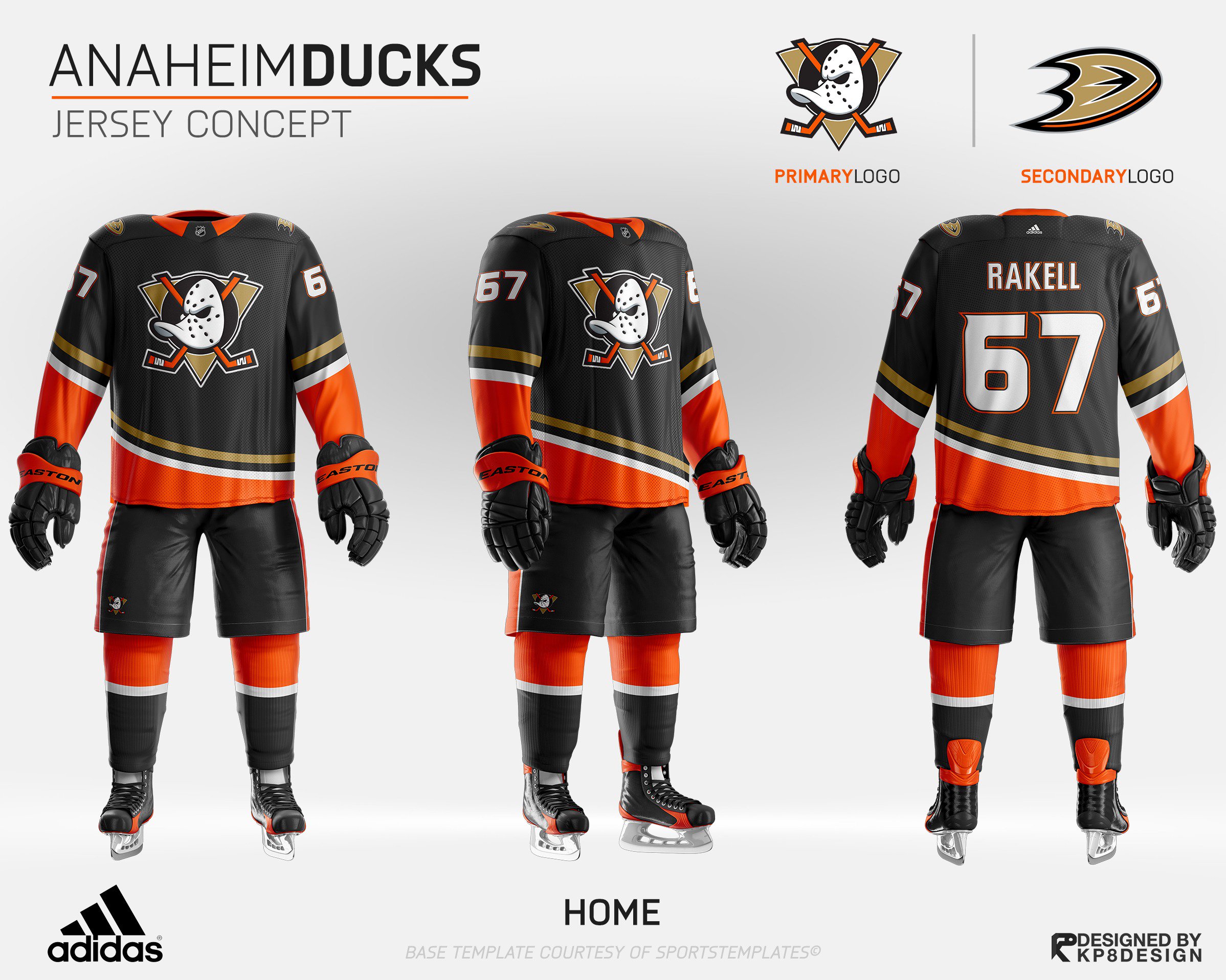 AJH Hockey Jersey Art: NHL Adidas Concept Extra: Anaheim Ducks