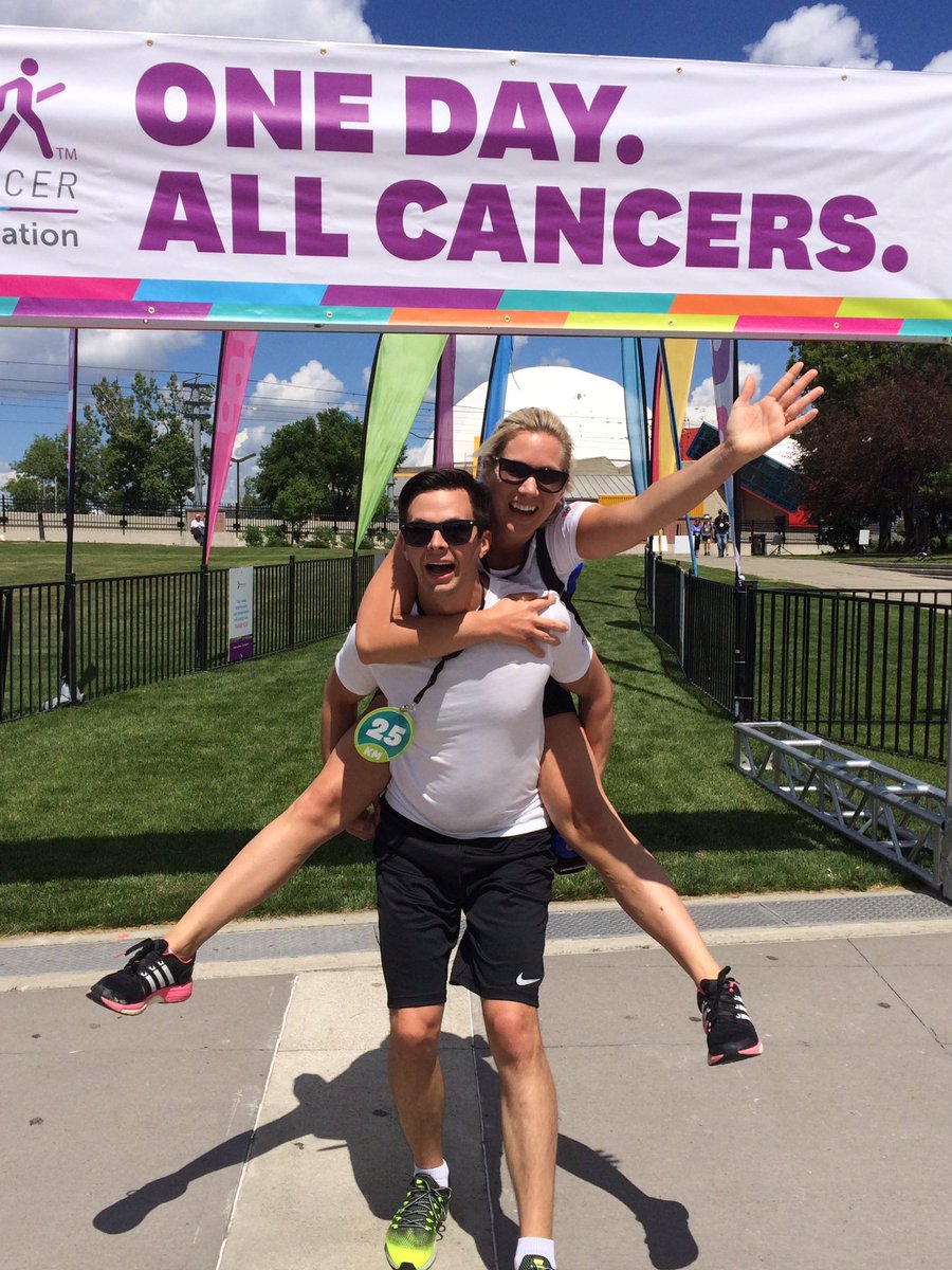 Yesssssssssss! 25km done! Such a great day for <a href="/OneWalkAB/">OneWalkAlberta</a>! $900,000+ raised for <a href="/albertacancer/">albertacancer</a>! @CTVStanfield #onewalkab #yyc <a href="/ctvcalgary/">CTV News Calgary</a>