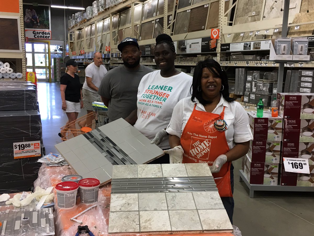 Another successful tiling clinic!