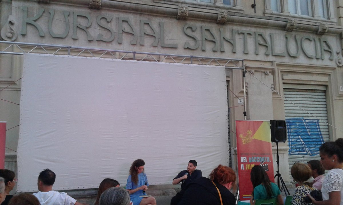 DRIFFestival's tweet photo. Bari incontra Tommaso Giagni con "Prima di perderti" e l'attrice Anna Ferruzzo. Ora in proiezione "Il padre d'Italia" di @fabiomollo https://t.co/WdQHJxyjGB