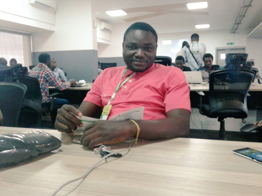 powersoftonline's tweet photo. This afternoon from the @L5Lab @Andela_Nigeria @EBESnigeria #PEBECHack #WeAreReady https://t.co/7WOBURhdEb