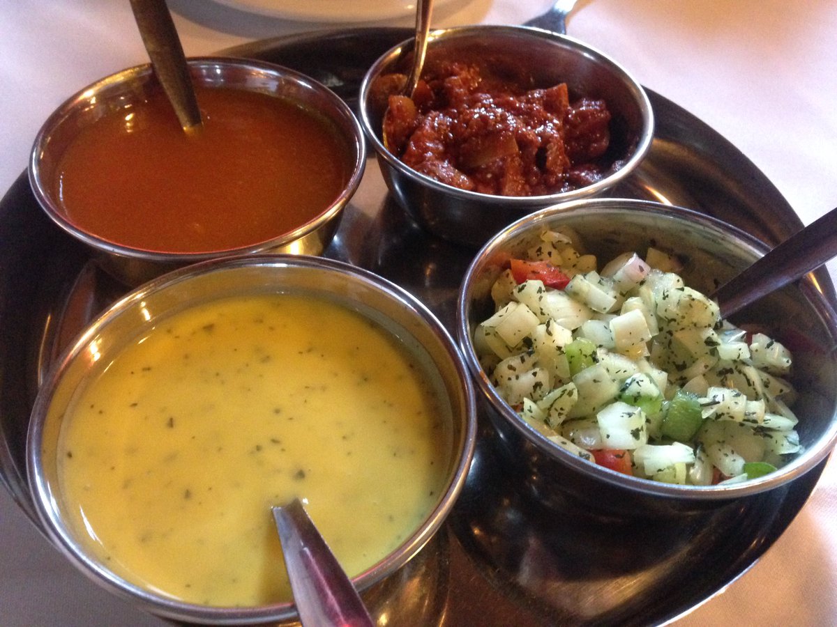 Jeremy Putman On Twitter Poppadoms With A Selection Of Chutneys