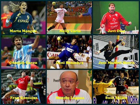 Algúns dos invitados que visitarán o XI Campus Balonmán Juan de Dios Román este verán en #Galicia. Un luxo!