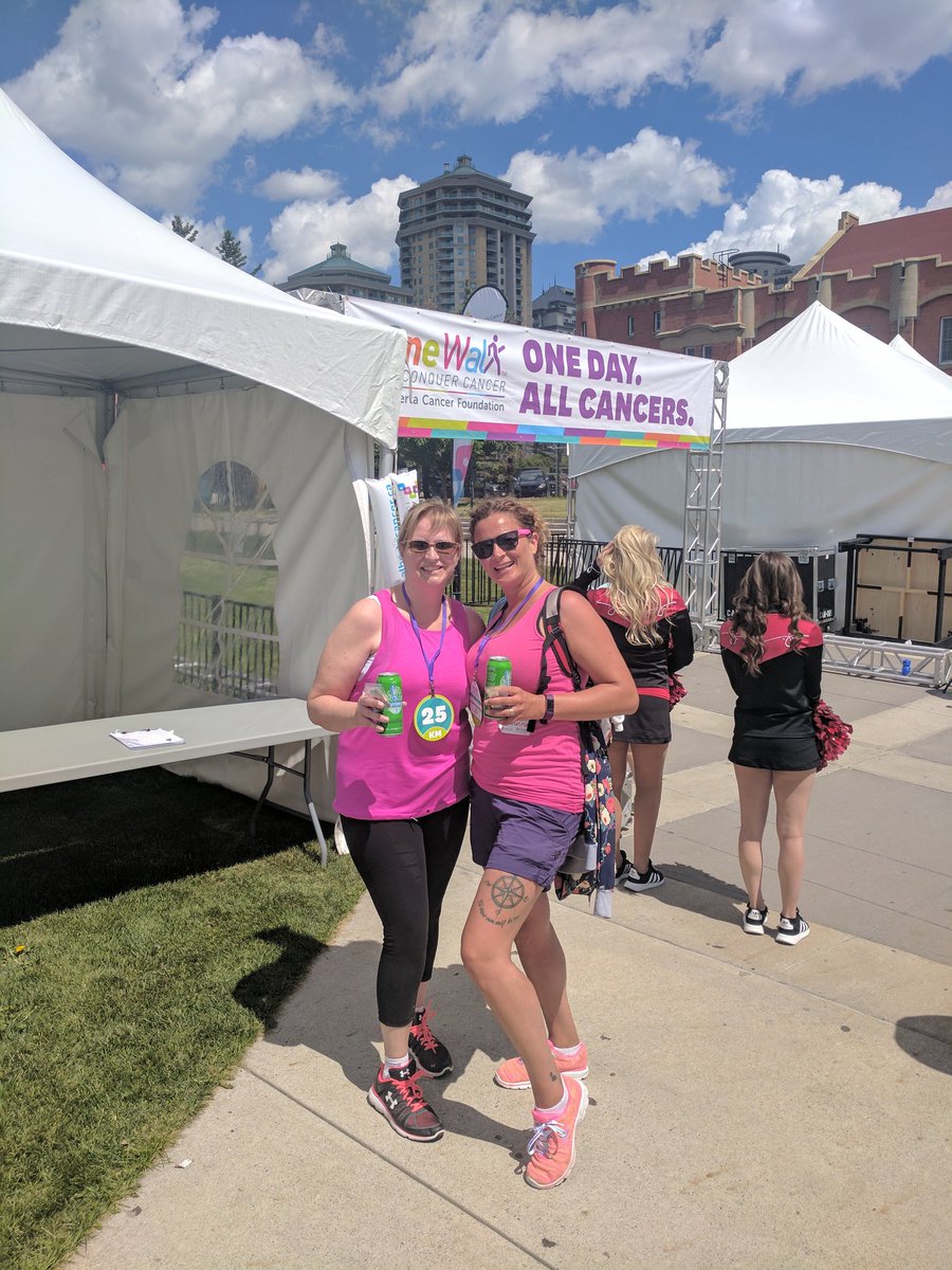 Finished our 25km for <a href="/OneWalkAB/">OneWalkAlberta</a> and feel great! #OneWalkAb