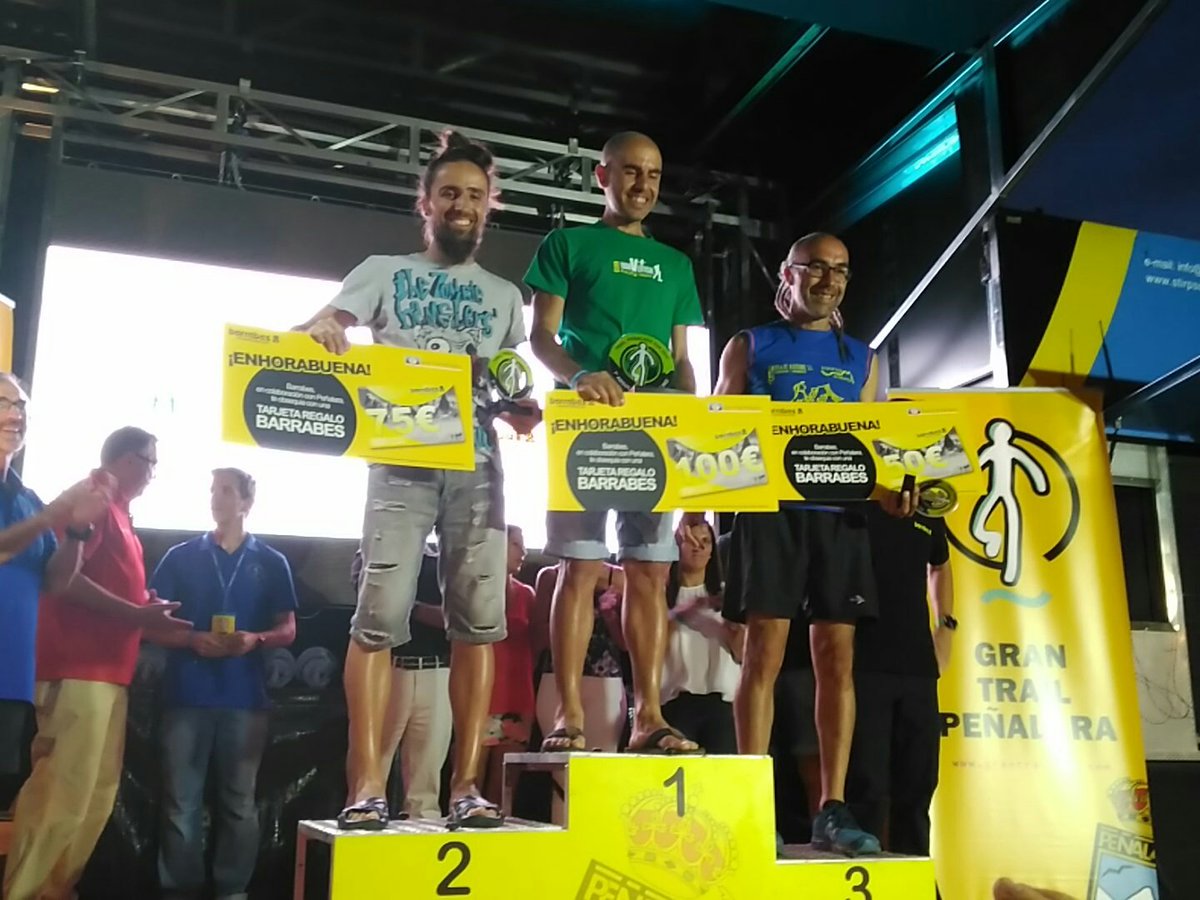 GTPenalara's tweet photo. Podium 🏆 absoluto masculino del #Tp60 
1⃣ - Israel Cañamero 
2⃣ - Javier Fernández Pascual 
3⃣ - Chus Álvarez 
Bravo campeones. https://t.co/1uTKW5YgpR