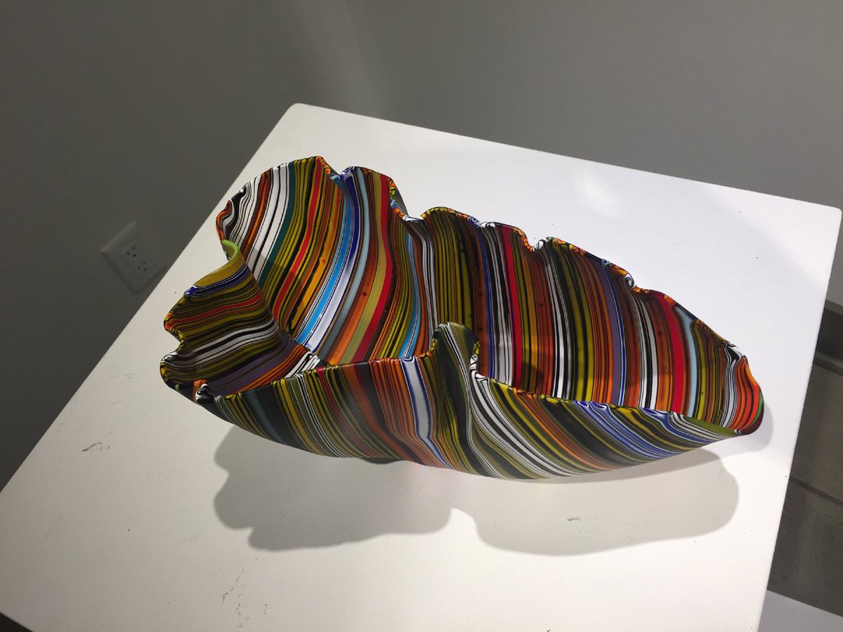 WGalleries's tweet photo. Just received these stunning #Kilnfired #Fusedglass bowl by #MelMunsen. #glassart, #fineart, #WGalleries, #CanadianArt https://t.co/gUP4NClxpk
