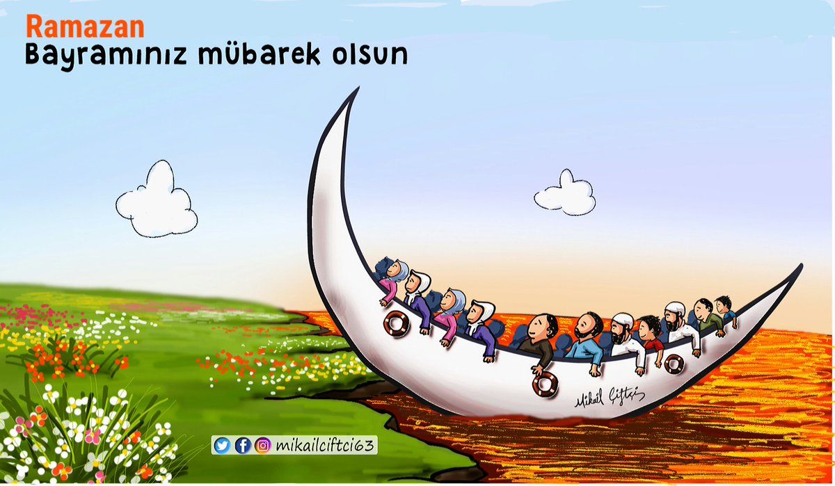 Bizi bayramın kıyısına ulaştıran Allah'a hamd olsun.
İslam ittihadine vesile olması dileğiyle #BayramınızMübarekOlsun. Hayırlı Bayramlar
