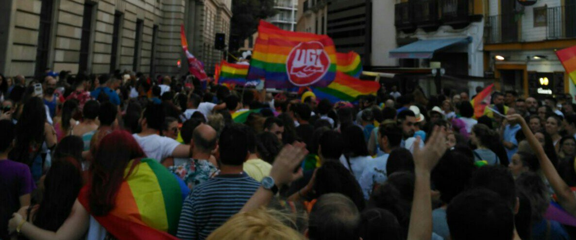<a href="/ugtsevilla/">UGT Sevilla</a> participa en la manifestación del orgullo Andalucía LGTBI #OrgullodeAndalucia #Orgullo2017