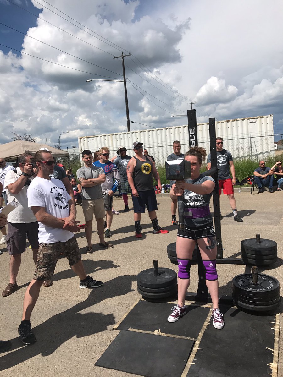 They say just relax... right 😳#YEGstrongman #YEGstrongwoman #yegfitness <a href="/RockJungleFit/">Rock Jungle Fitness</a>