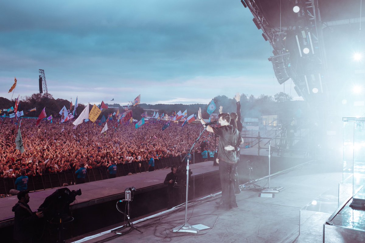 GLASTONBURY!!!! It was a dream come true to play on the Pyramid stage! We loved every second of it and will never ever forget it! xx The xx