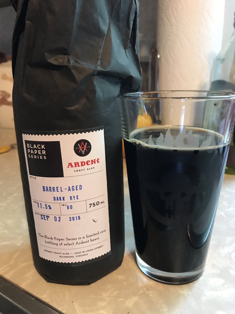 VictorFreeeze's tweet photo. @LittleJohn312 @JerryOrdway This conversation has inspired me.
#ArdentCraftAles
#BlackPaperSeries
#BarrelAgedDarkRye https://t.co/6u9KPRxQfj