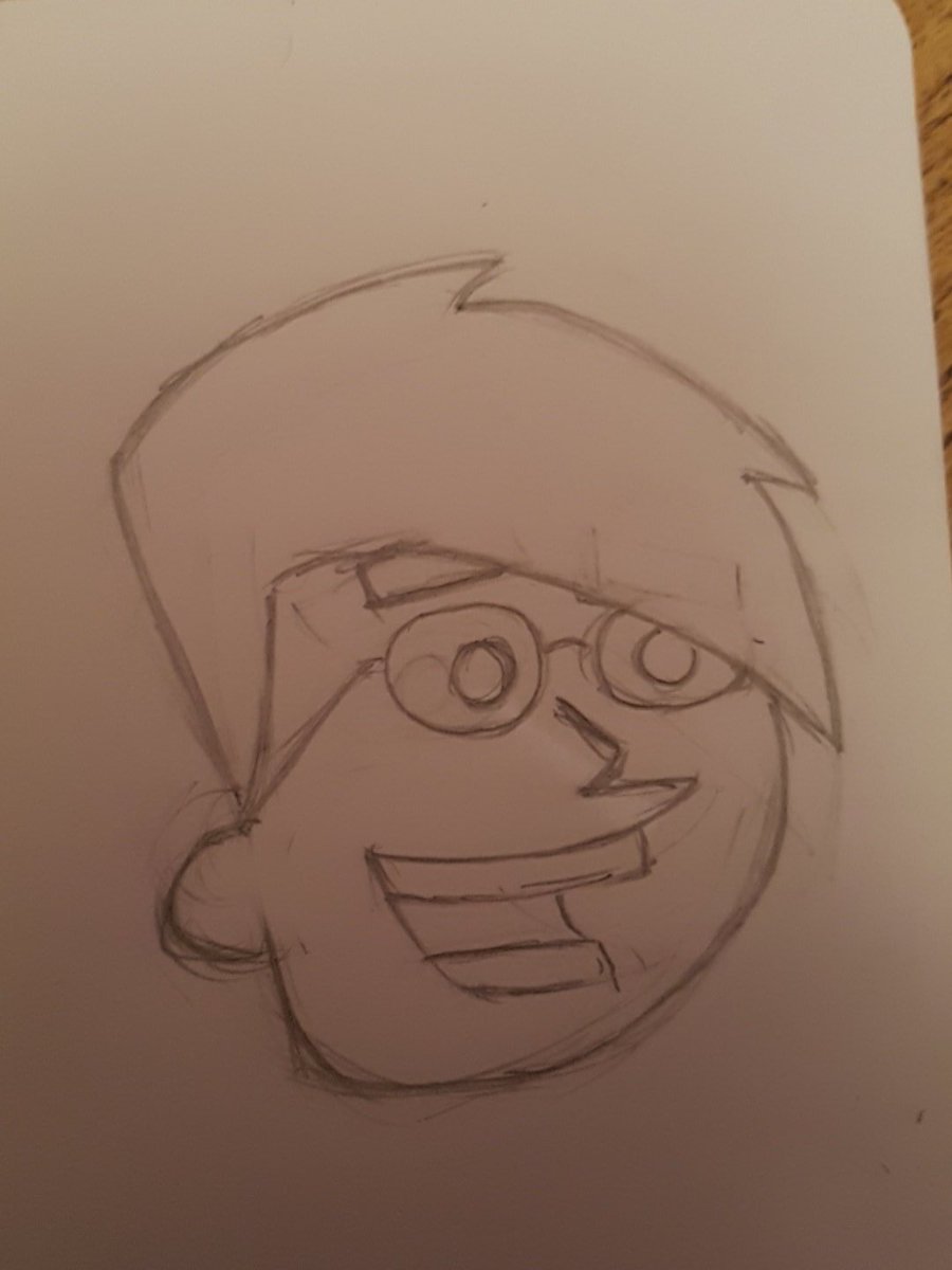 RoundAnimation1's tweet image. Second sketch - Fairly Odd Parents :)
