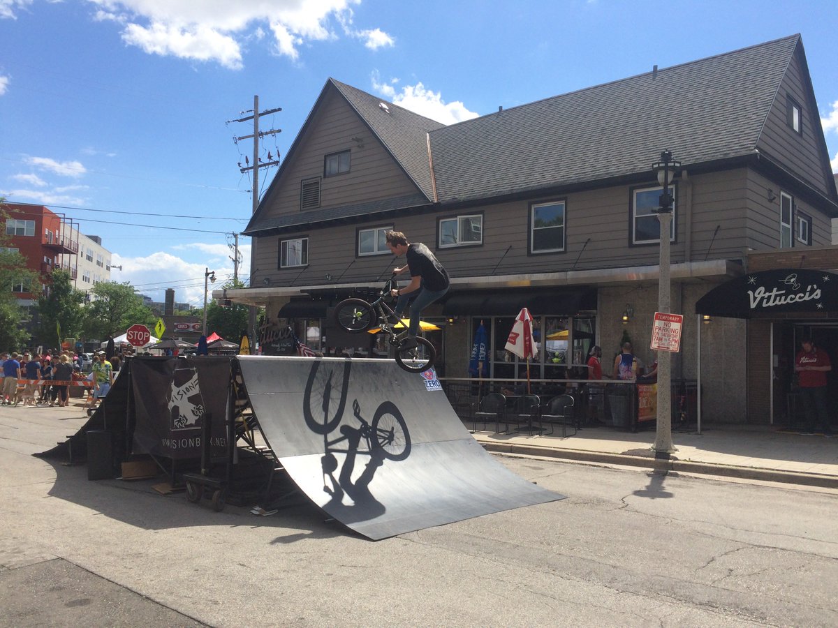 #SSMFMKE BMX at <a href="/vituccis/">Vitucci's </a> sponsored by <a href="/EriktheBikeMan/">Erik the Bike Man</a>