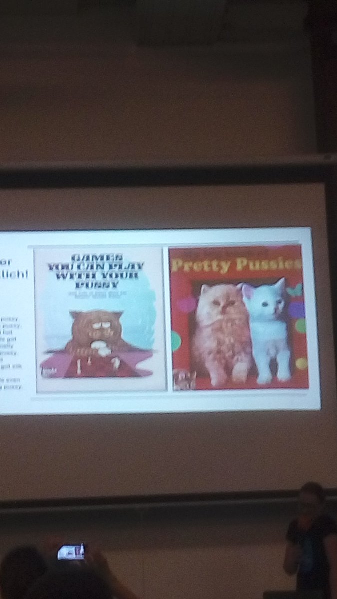 #litcamp17
Pussys - *äh* - #Katzen ...