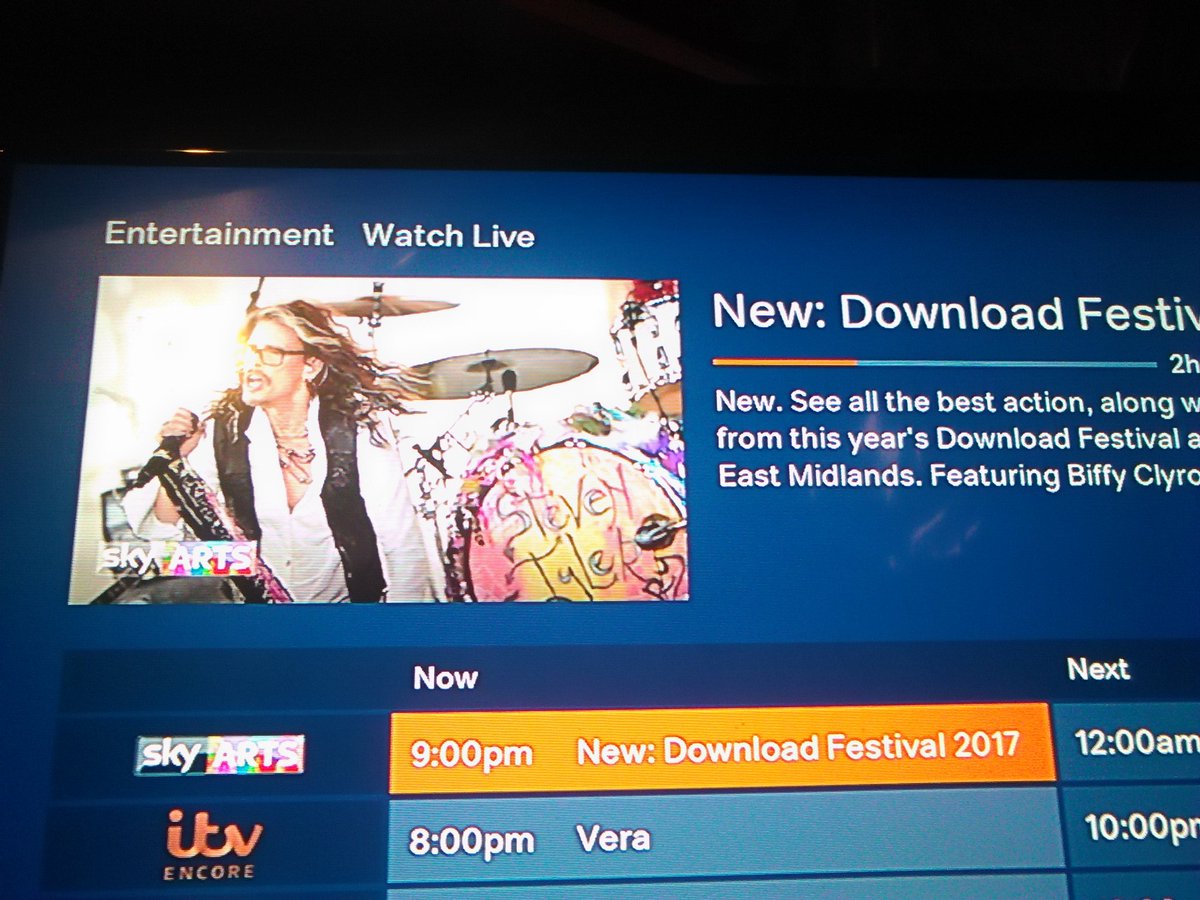 Daz0289's tweet photo. Watching highlights of #DownLoad2017
On #Skyarts
#Nowtv
@SkyArts https://t.co/hmuWMPADEN
